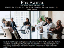 Tablet Screenshot of foxswibel.com